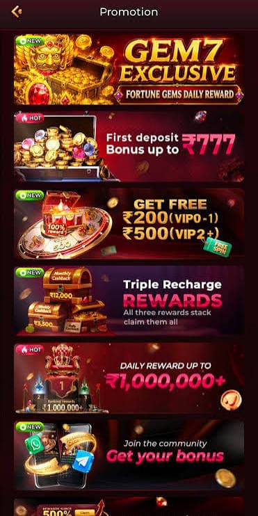 GEM7 Game official gameplay screenshot 1 - Android gaming app interface